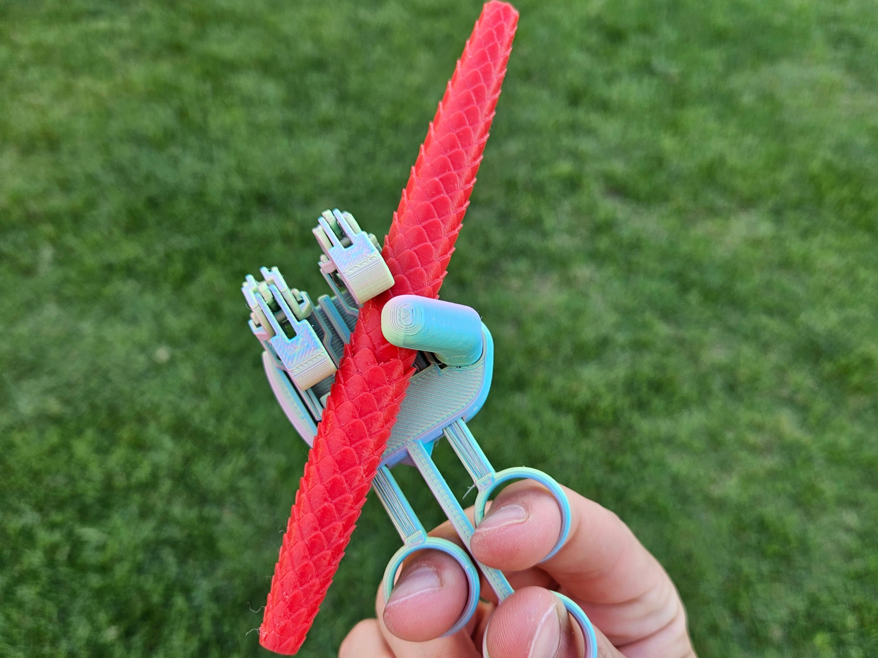 Mechaniczna Dłoń Fidget – Kinetyczna Zabawka Scissor Hand