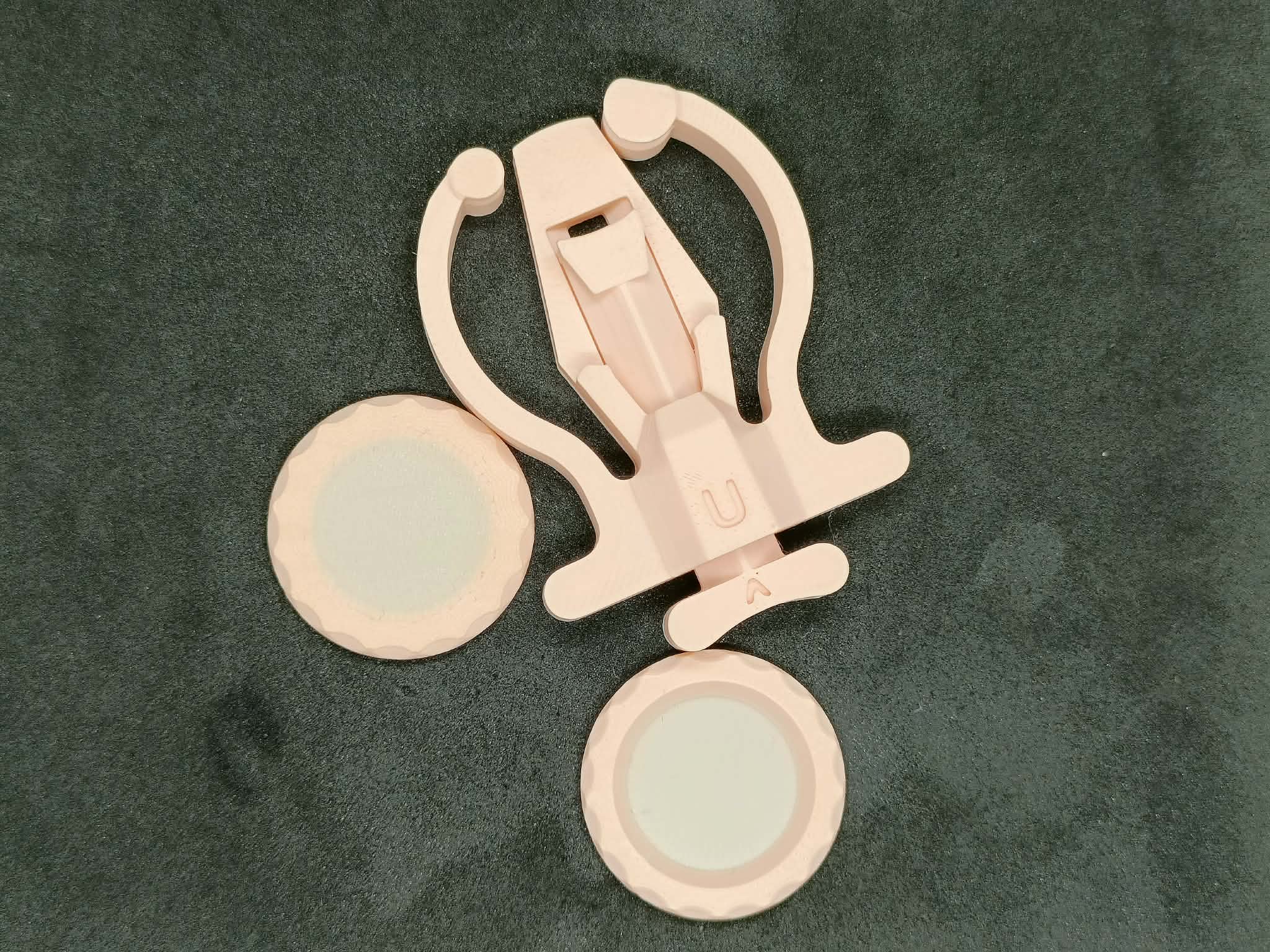 Wyrzutnia Żetonów Fidget Toy + 2 Żetony Zabawka Antystresowa Zręcznościowa