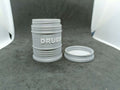 Pojemnik Beczka DRUGS Organizer na Tabletki Śruby Druk 3D 104mm