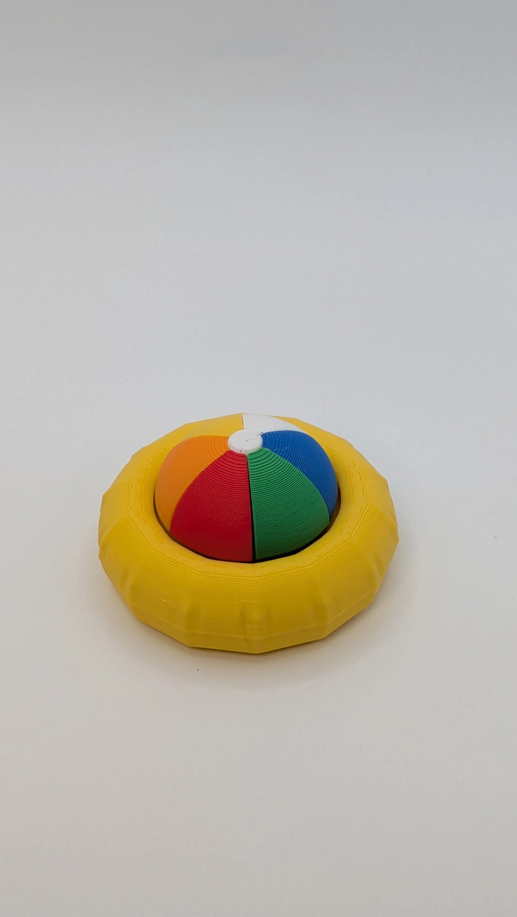 Kliker Fidget Kolorowa Piłka Plażowa – Antystresowa Piłka Zabawka