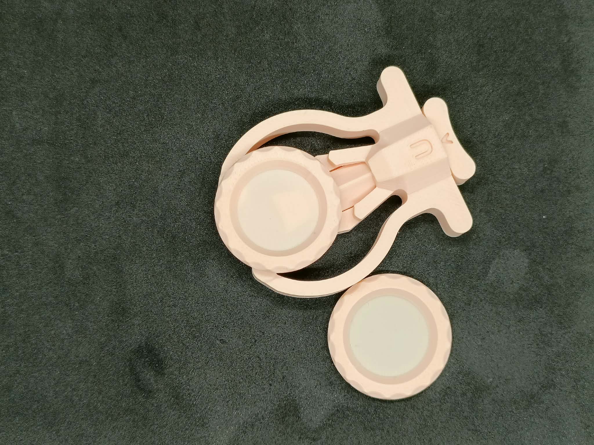 Wyrzutnia Żetonów Fidget Toy + 2 Żetony Zabawka Antystresowa Zręcznościowa