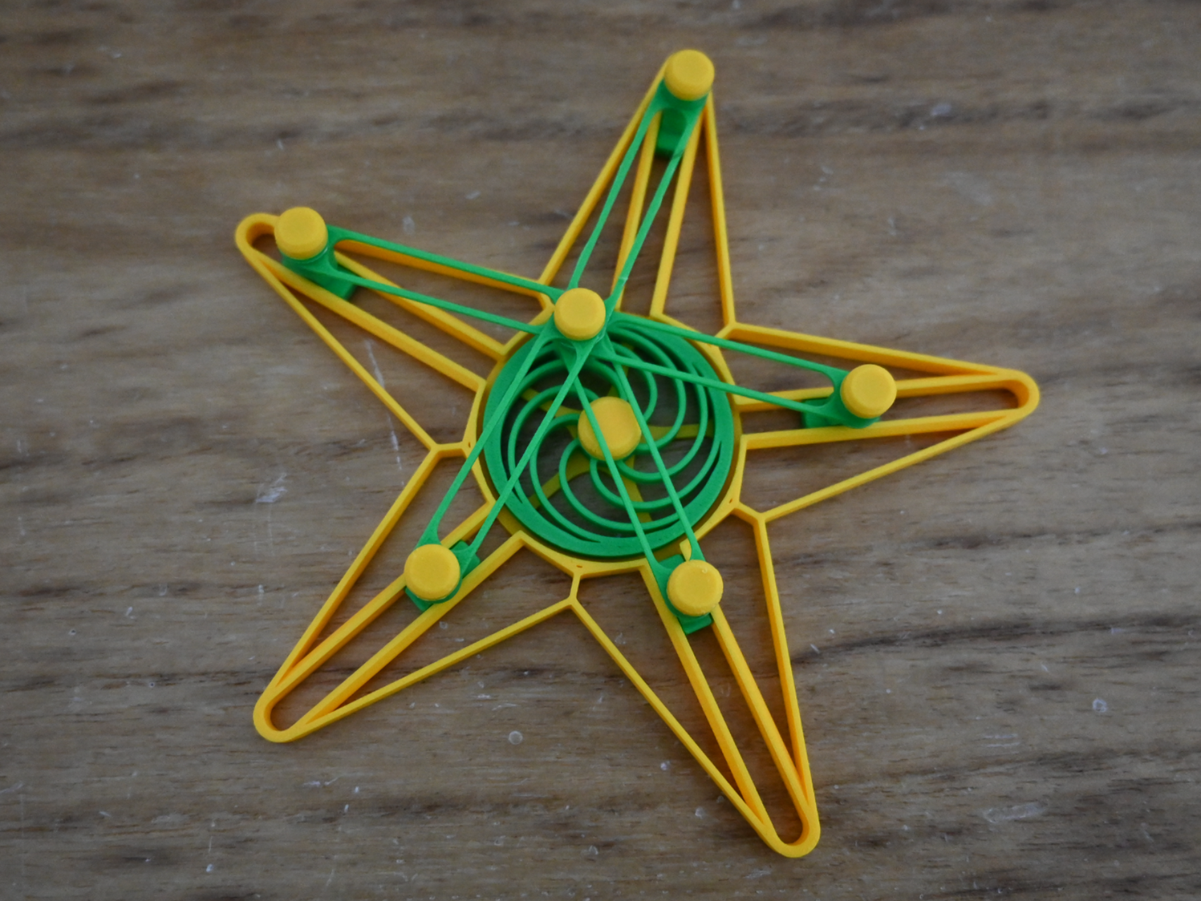 Fidget Spinner Gwiazda Pięciotłokowy Druk 3D Antystresowa Zabawka Sensoryczna