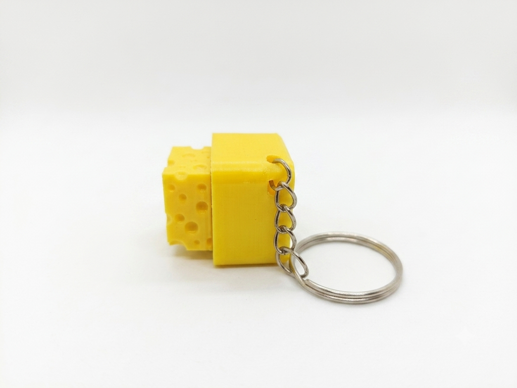 Kreatywny Breloczek-Kliker Fidget Żółty Ser Antystresowy