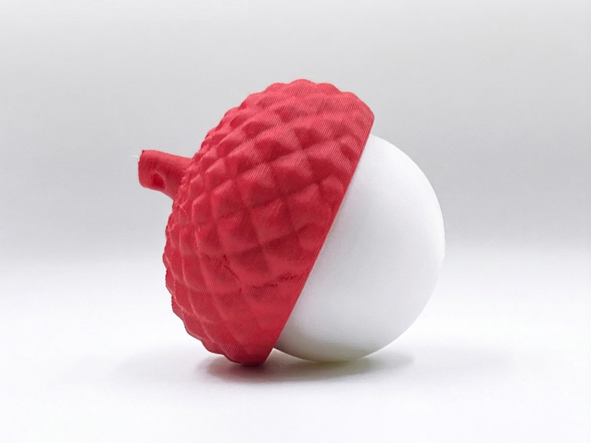 Tytuł oferty (74 znaki): Fidget Kliker Żołądź z Breloczkiem - Odstresowująca Zabawka w Kształcie Żołędzia