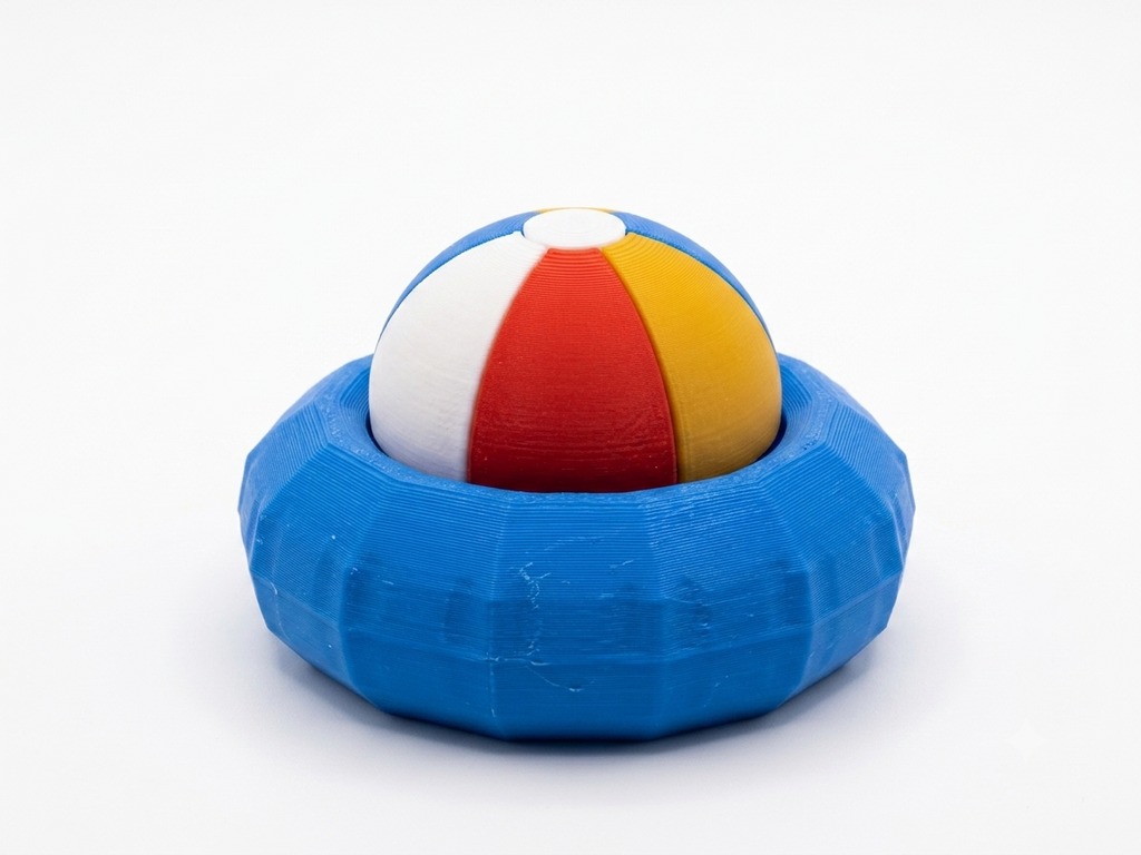 Kliker Fidget Kolorowa Piłka Plażowa – Antystresowa Piłka Zabawka