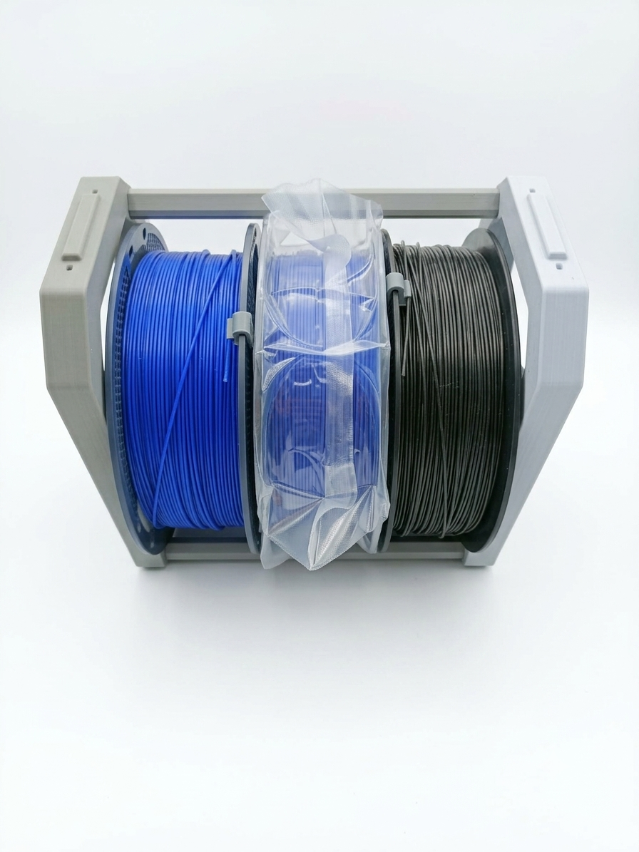 Stojak na Filament Półka Organizer Modułowy na 3 Szpule Uchwyt Druk 3D