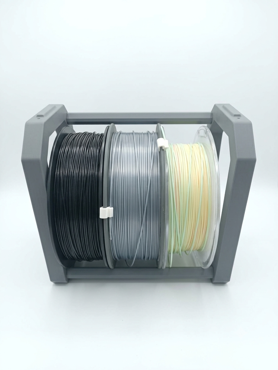 Stojak na Filament Półka Organizer Modułowy na 3 Szpule Uchwyt Druk 3D