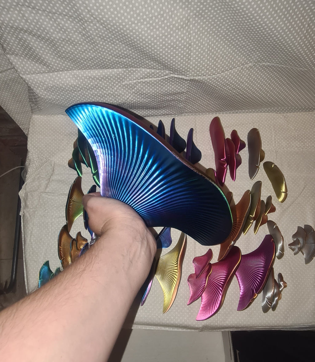 Designerska Półka Grzybek na Ścianę – Fairycore Dekoracja 3D 16 cm