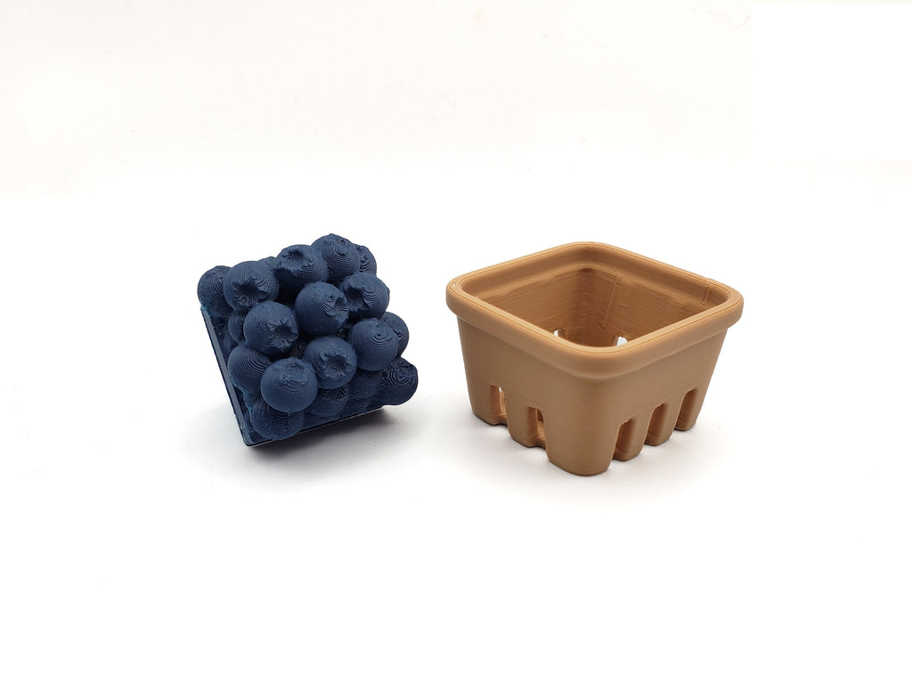 Fidget Kliker Borówki w Koszu Breloczek Antystresowy Druk 3D EDC