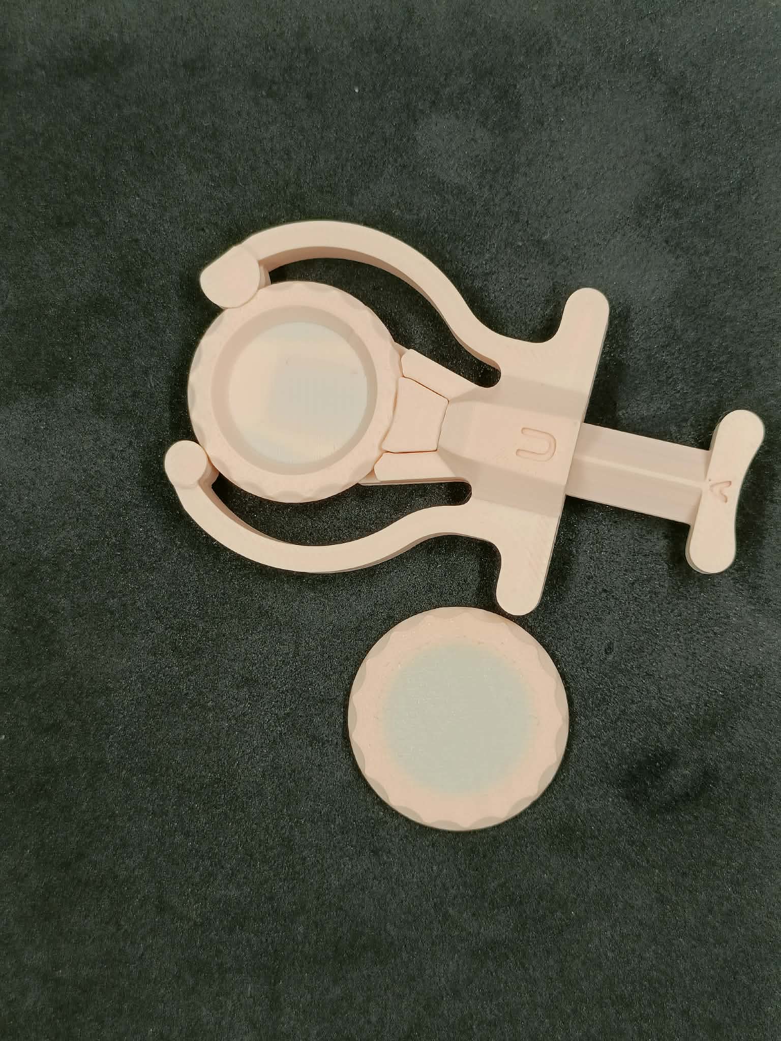 Wyrzutnia Żetonów Fidget Toy + 2 Żetony Zabawka Antystresowa Zręcznościowa