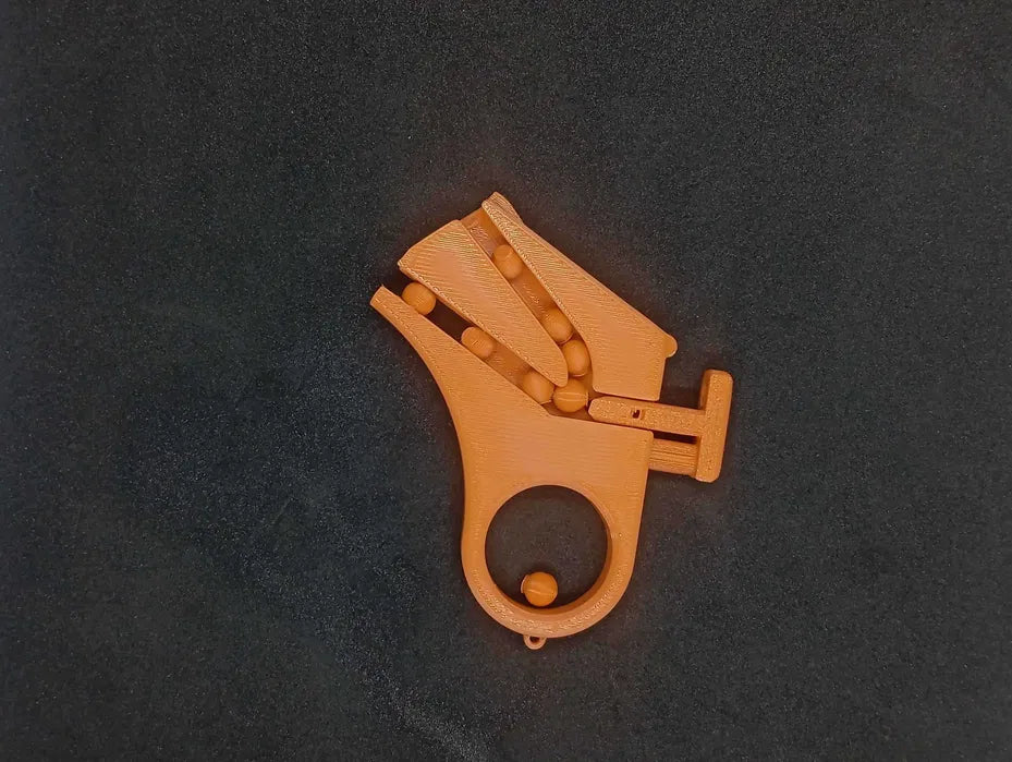 Mini Pistolet Fidget Magazynkowy – Brelok 3D na Kulki (BB)
