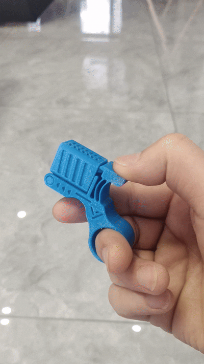 Kieszonkowy Pistolet Fidget - Mechanizm Wyrzutu Łusek Mini Pistolet Fidget