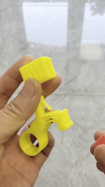 Kieszonkowy Pistolet Fidget - Mechanizm Wyrzutu Łusek Mini Pistolet Fidget